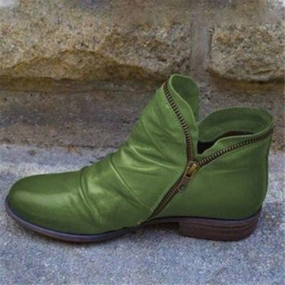 Elara™ | Elegant Faux Leather Boots